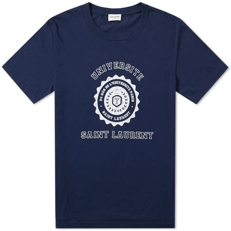saint laurent university t shirt